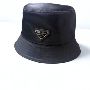 Prada Classic Black Bucket Hat